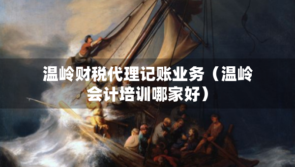 温岭财税代理记账业务（温岭会计培训哪家好）