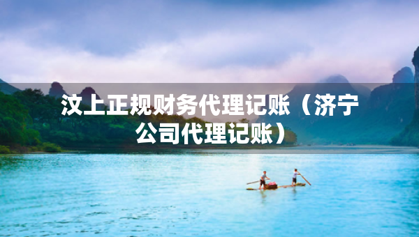 汶上正规财务代理记账（济宁公司代理记账）