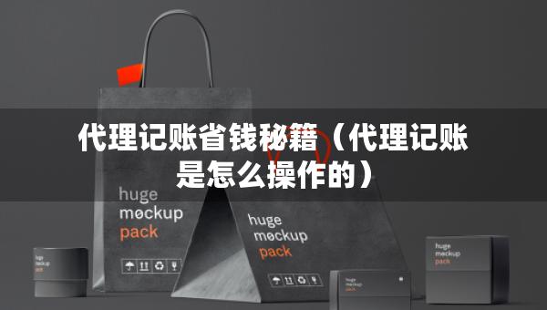 代理记账省钱秘籍（代理记账是怎么操作的）