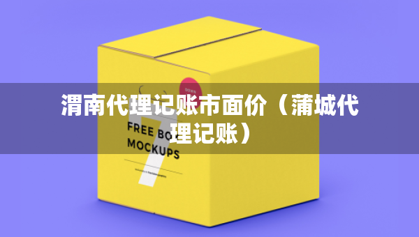 渭南代理记账市面价（蒲城代理记账）