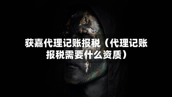 获嘉代理记账报税（代理记账报税需要什么资质）