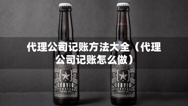 代理公司记账方法大全（代理公司记账怎么做）