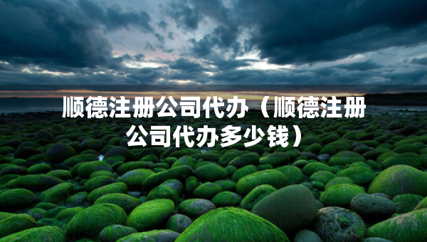 顺德注册公司代办（顺德注册公司代办多少钱）