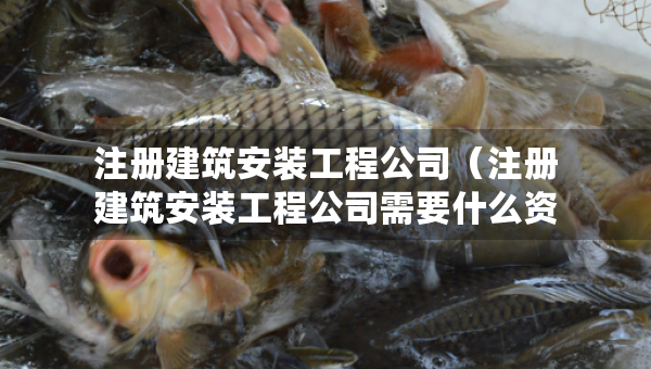 注册建筑安装工程公司（注册建筑安装工程公司需要什么资质证书）