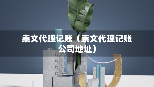 崇文代理记账（崇文代理记账公司地址）