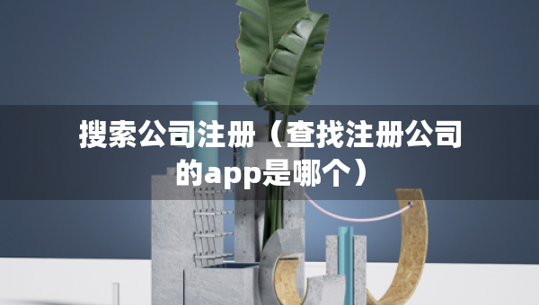 搜索公司注册（查找注册公司的app是哪个）