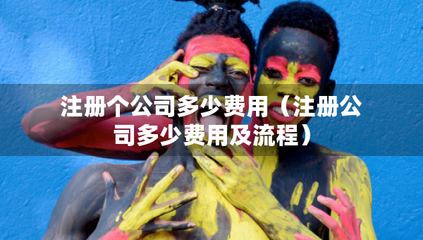 注册个公司多少费用（注册公司多少费用及流程）