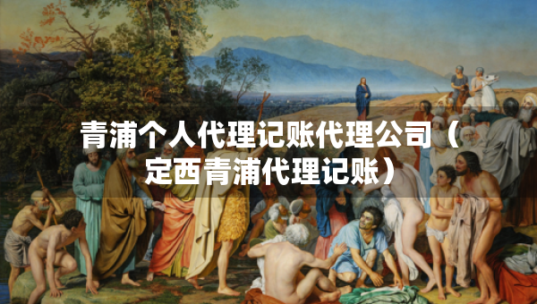 青浦个人代理记账代理公司（定西青浦代理记账）