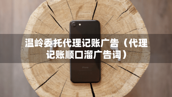 温岭委托代理记账广告（代理记账顺口溜广告词）