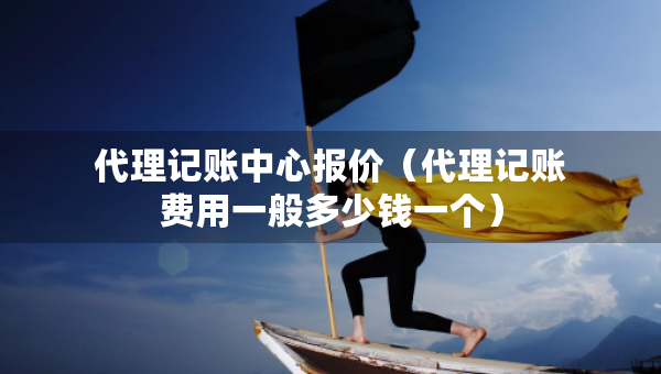 代理记账中心报价（代理记账费用一般多少钱一个）