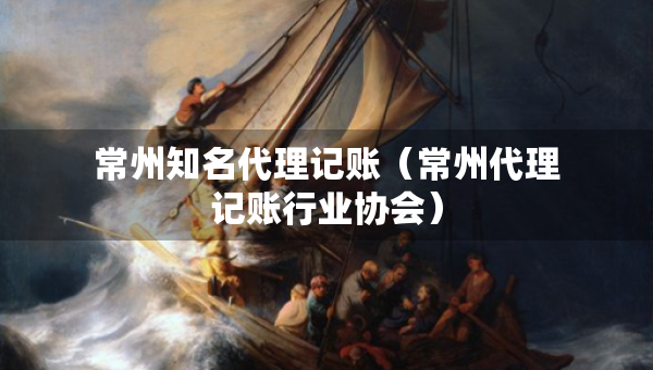常州知名代理记账（常州代理记账行业协会）