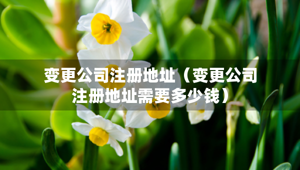 变更公司注册地址（变更公司注册地址需要多少钱）