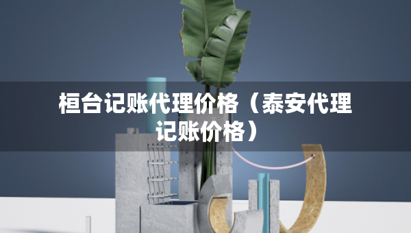 桓台记账代理价格（泰安代理记账价格）