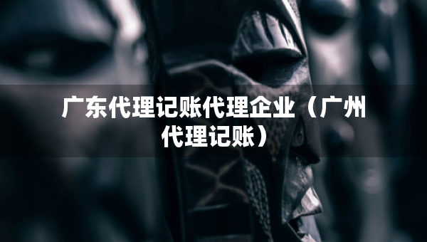 广东代理记账代理企业（广州代理记账）