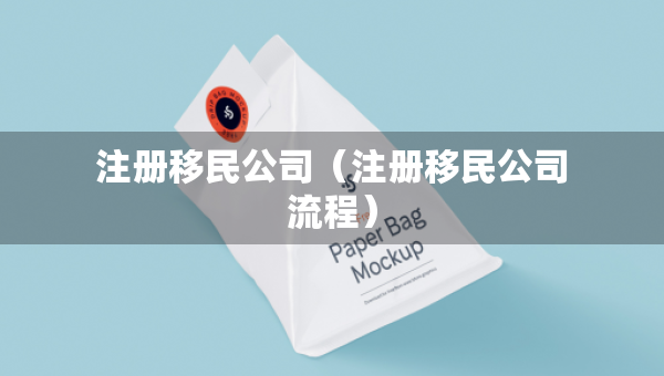 注册移民公司（注册移民公司流程）