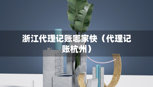 浙江代理记账哪家快（代理记账杭州）