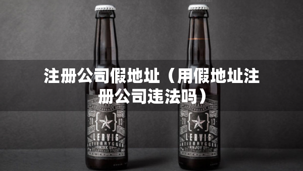 注册公司假地址（用假地址注册公司违法吗）