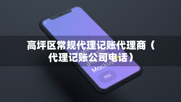 高坪区常规代理记账代理商（代理记账公司电话）