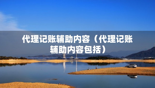 代理记账辅助内容（代理记账辅助内容包括）