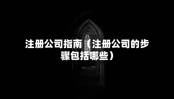注册公司指南（注册公司的步骤包括哪些）