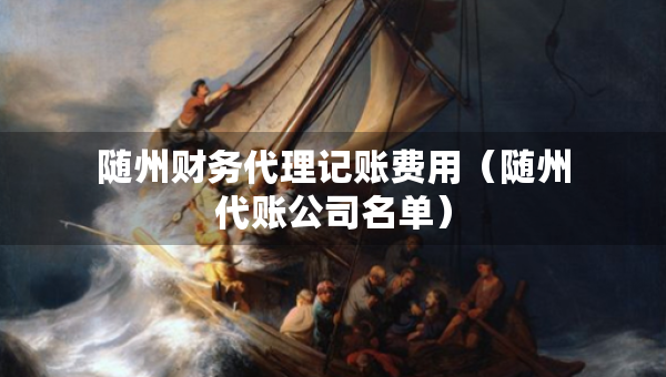 随州财务代理记账费用（随州代账公司名单）