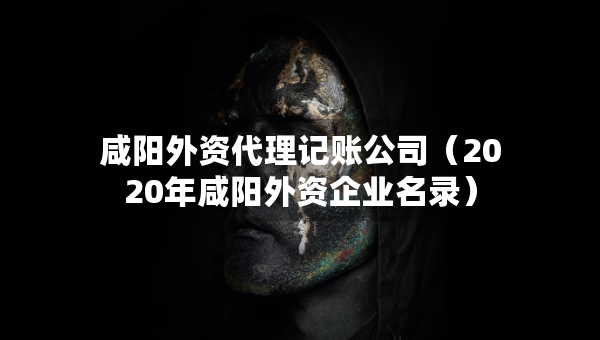 咸阳外资代理记账公司（2020年咸阳外资企业名录）