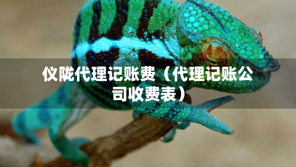 仪陇代理记账费（代理记账公司收费表）