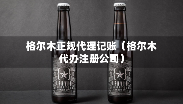 格尔木正规代理记账（格尔木代办注册公司）