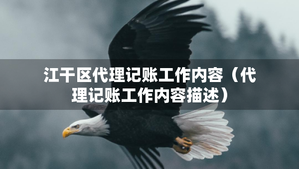 江干区代理记账工作内容（代理记账工作内容描述）