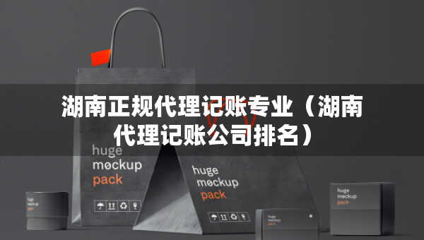 湖南正规代理记账专业（湖南代理记账公司排名）
