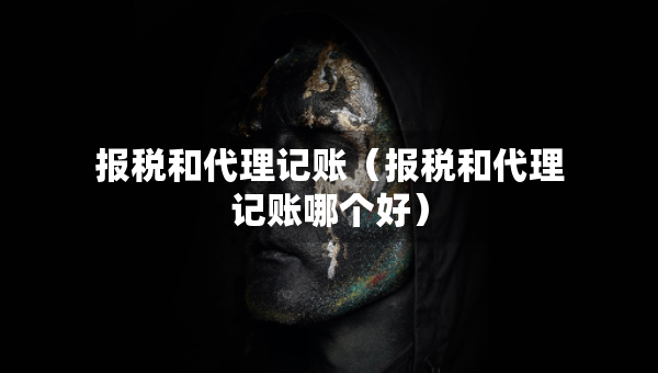 报税和代理记账（报税和代理记账哪个好）