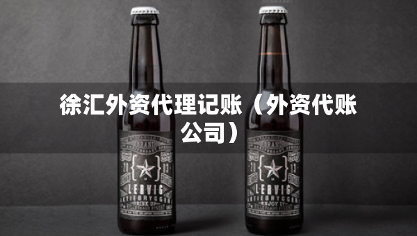 徐汇外资代理记账(外资代账公司) 徐汇外资代理记账(外资代账公司)