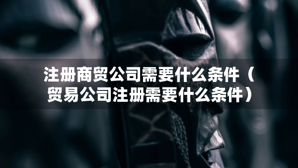 注册商贸公司需要什么条件（贸易公司注册需要什么条件）