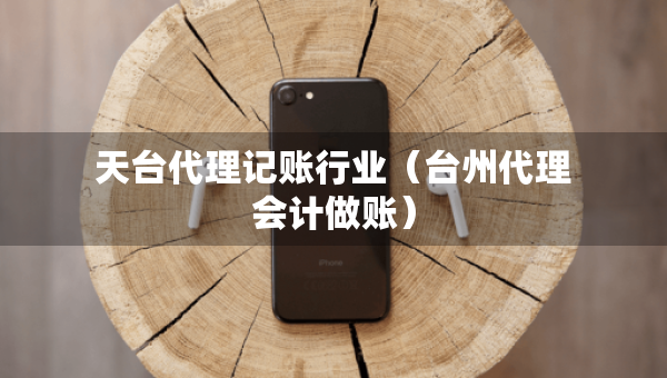 天台代理记账行业（台州代理会计做账）