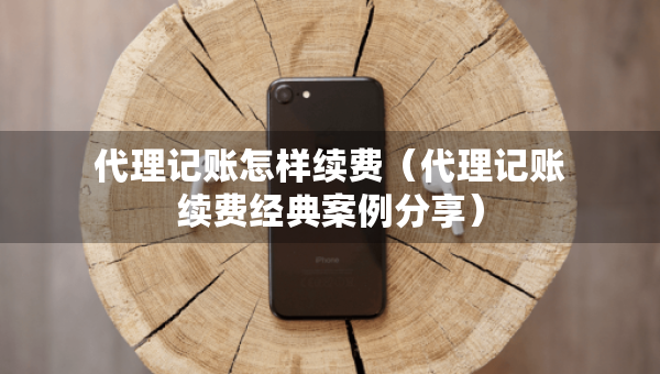 代理记账怎样续费(代理记账续费经典案例分享) 代理记账怎样续费(代理记账续费经典案例分享)