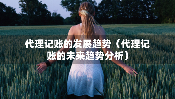 代理记账的发展趋势（代理记账的未来趋势分析）
