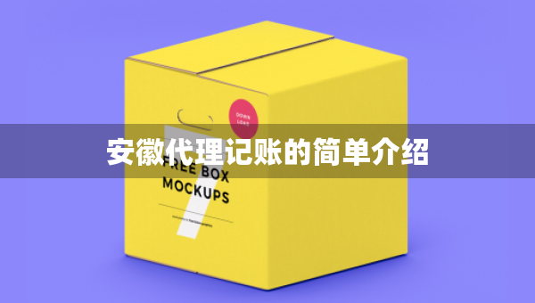 安徽代理记账的简单介绍
