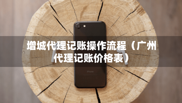 增城代理记账操作流程（广州代理记账价格表）