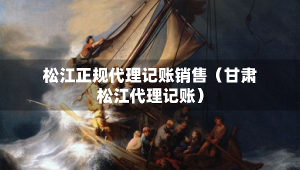 松江正规代理记账销售（甘肃松江代理记账）