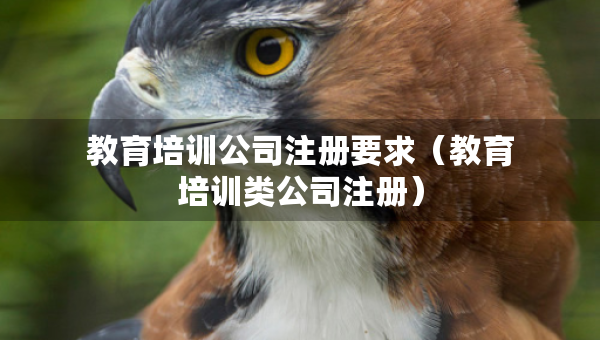 教育培训公司注册要求（教育培训类公司注册）