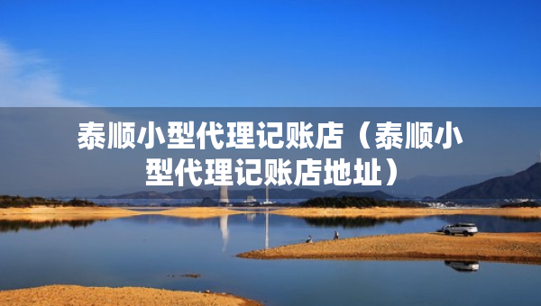 泰顺小型代理记账店（泰顺小型代理记账店地址）