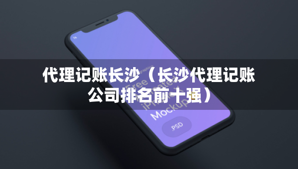 代理记账长沙（长沙代理记账公司排名前十强）