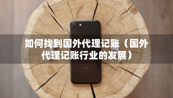 如何找到国外代理记账（国外代理记账行业的发展）