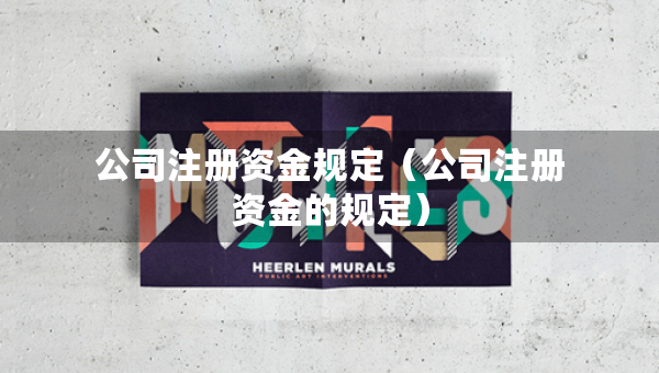 公司注册资金规定（公司注册资金的规定）