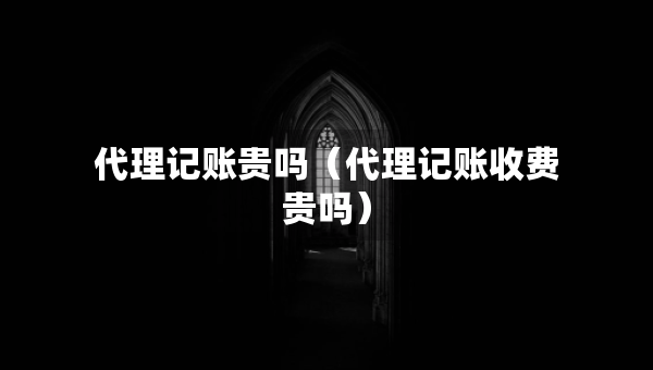 代理记账贵吗（代理记账收费贵吗）