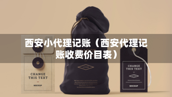 西安小代理记账（西安代理记账收费价目表）