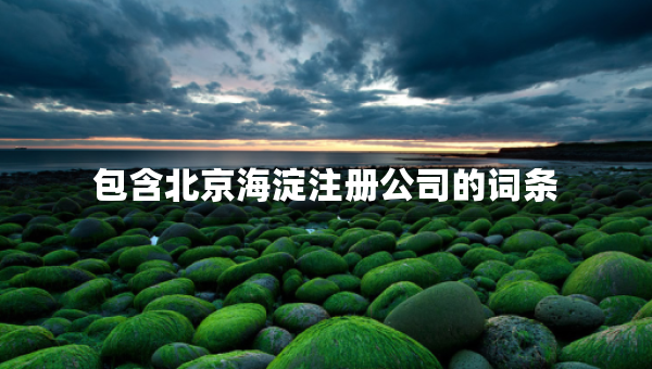 包含北京海淀注册公司的词条