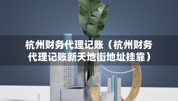 杭州财务代理记账（杭州财务代理记账新天地街地址挂靠）