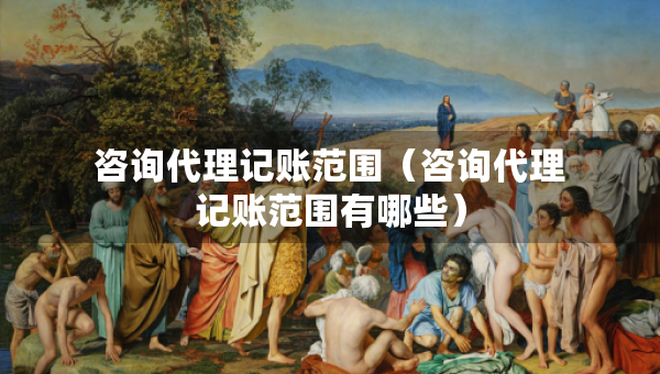 咨询代理记账范围（咨询代理记账范围有哪些）