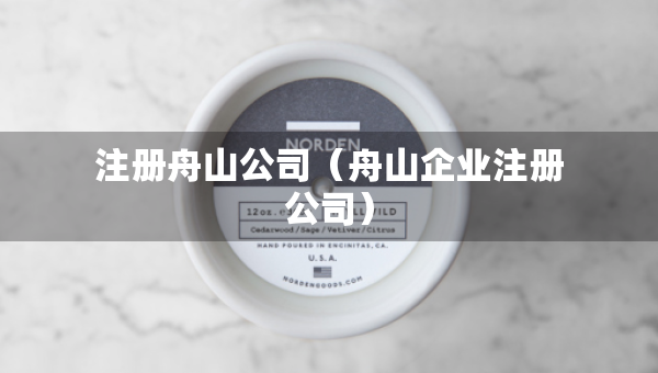 注册舟山公司（舟山企业注册公司）